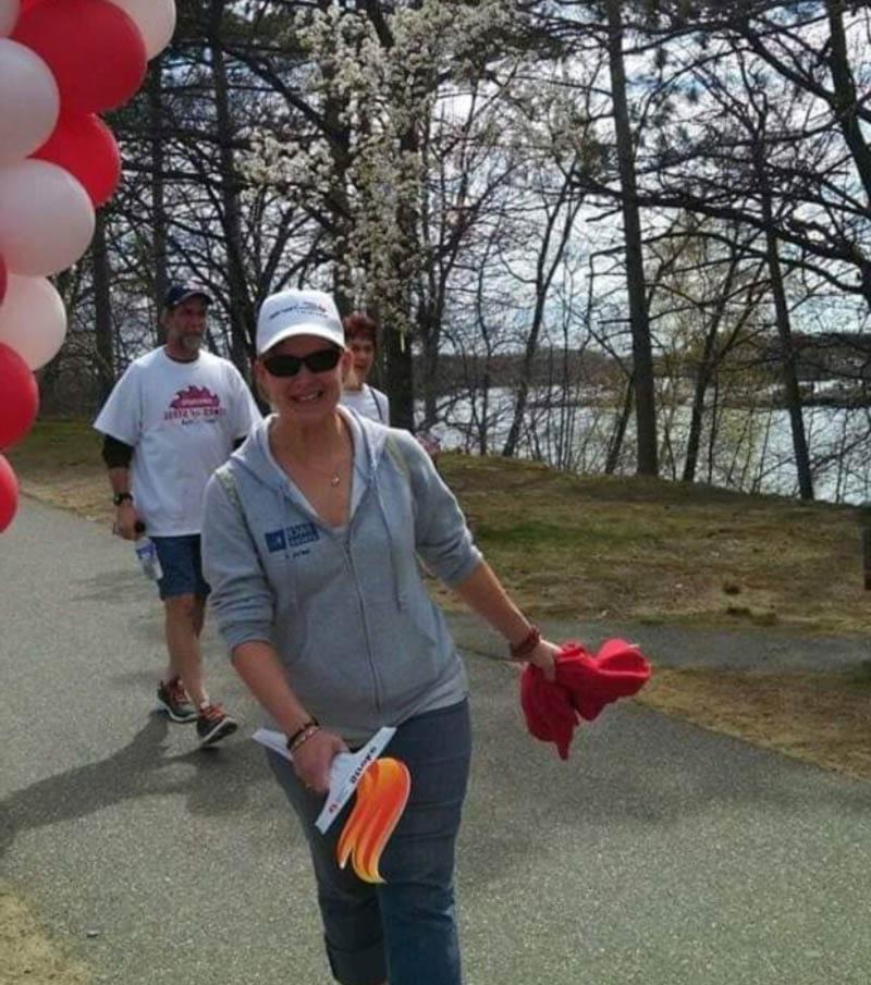 Rachel Henry at the Central Massachusetts Heart & Stroke Walk in 2015. (Photo courtesy of Rachel Henry)